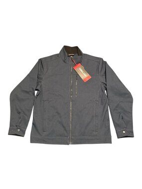 NWT Kirkland Signature Men’s  Jacket Full Zip Fleece Lined Wind Resistant XL Nav